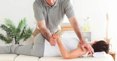 chiropractic treatment shown