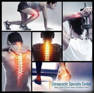 Conditions treated by a doctor of chiropractic shown