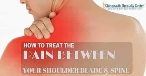 How to treat pain between the shoulders